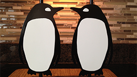 Penguin Hood Props & Stand…